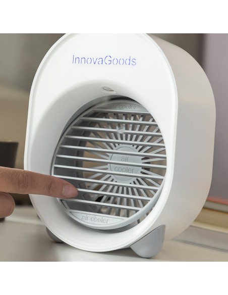 Mini-climatiseur Humidificateur à Ultrasons avec LED Koolizer InnovaGoods