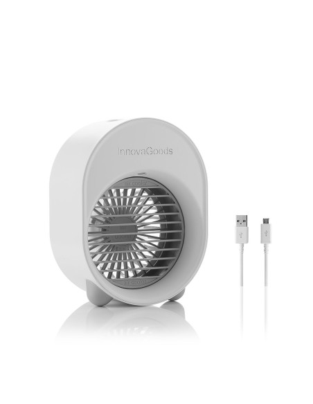 Mini-climatiseur Humidificateur à Ultrasons avec LED Koolizer InnovaGoods