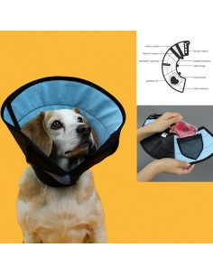 Collier de protection Isabelino pour chiens KVP Calmer Multicouleur (33-43 cm) 2