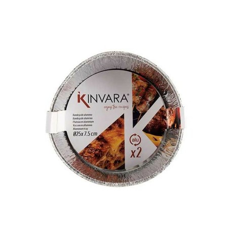 Lot de plateaux pour aliments Kinvara 30287 Jetable Rond 12 Unités