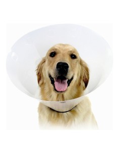 Collier de protection Isabelino pour chiens KVP Check Transparent (38-50 cm)