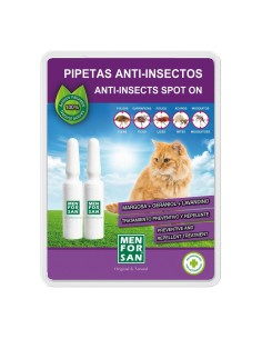 Répulsif d'insectes Menforsan 2 Unités Pipettes Chat