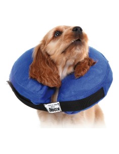 Collier de récupération pour chiens KVP Kong Cloud Bleu Gonflable (15-25 cm)