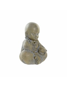 Figurine Décorative DKD Home Decor Résine Gris clair Moine (11 x 8.5 x 15.5 cm)