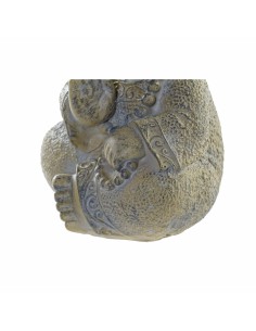 Figurine Décorative DKD Home Decor Résine Gris clair Moine (11 x 8.5 x 15.5 cm) 2