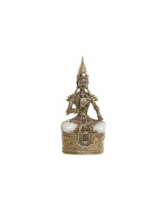 Figurine Décorative DKD Home Decor Doré Marron Buda Résine (13 x 7 x 27 cm)