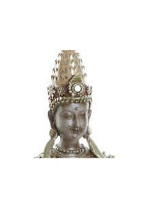 Figurine Décorative DKD Home Decor Doré Marron Buda Résine (13 x 7 x 27 cm) 2