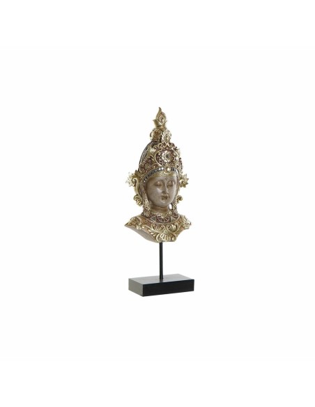 Figurine Décorative DKD Home Decor Marron Doré Buda Oriental 15 x 7 x 38 cm