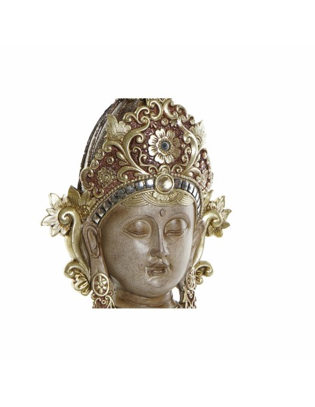 Figurine Décorative DKD Home Decor Marron Doré Buda Oriental 15 x 7 x 38 cm