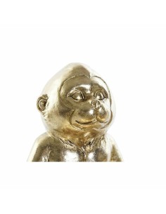 Figurine Décorative DKD Home Decor Doré Colonial Feuille d'une plante 23 x 20,4 x 14,8 cm 2