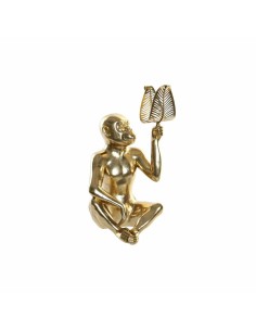 Figurine Décorative DKD Home Decor Doré Résine Singe (27 x 25 x 43.5 cm)