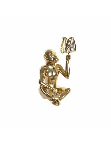 Figurine Décorative DKD Home Decor Doré Résine Singe (27 x 25 x 43.5 cm)