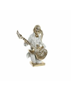Figurine Décorative DKD Home Decor 37 x 25 x 50 cm Doré Blanc Musicien