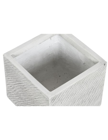 Cache-pot Home ESPRIT Gris Magnésium 37 x 37 x 31,5 cm (4 Unités)