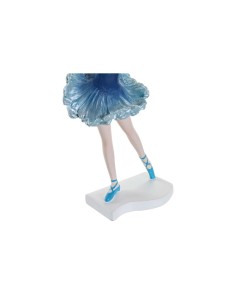 Figurine Décorative DKD Home Decor Bleu Romantique Danseuse Classique 11 x 6 x 23 cm 2