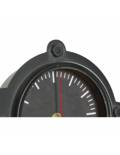 Horloge de table DKD Home Decor 38 x 7 x 20 cm Verre Noir Doré Fer Vintage 2