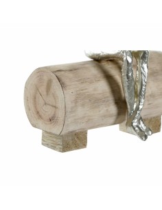 Figurine Décorative DKD Home Decor Marron Scandi 17 x 12 x 21 cm (2 Unités) 2