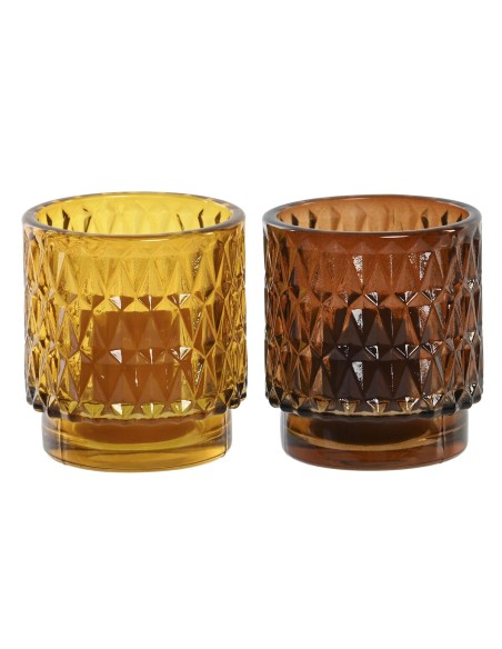 Ensemble de Bougies DKD Home Decor 36 g Urbaine (2 Unités) (12 Unités)