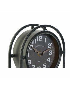 Horloge de table DKD Home Decor Verre Noir Fer (16.5 x 7 x 25 cm) 2