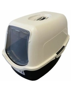 Bac à litière pour chats Petdesign Blanc/Noir