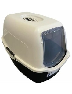 Bac à litière pour chats Petdesign Blanc/Noir 2