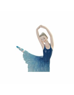 Figurine Décorative DKD Home Decor Bleu Romantique Danseuse Classique 13 x 6 x 23 cm 2