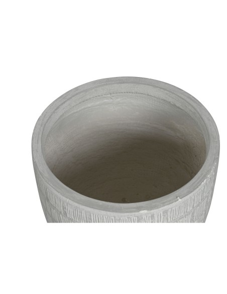 Cache-pot Home ESPRIT Gris Magnésium 44 x 44 x 43 cm (4 Unités)