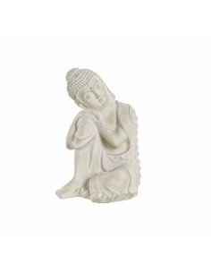 Figurine Décorative DKD Home Decor Gris Buda Résine (17 x 17 x 26 cm)