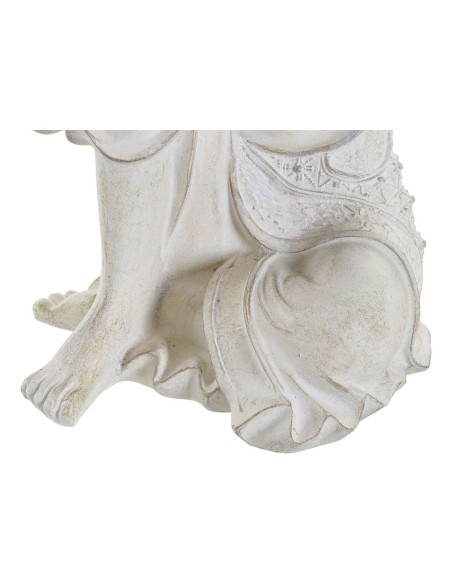 Figurine Décorative DKD Home Decor Gris Buda Résine (17 x 17 x 26 cm)