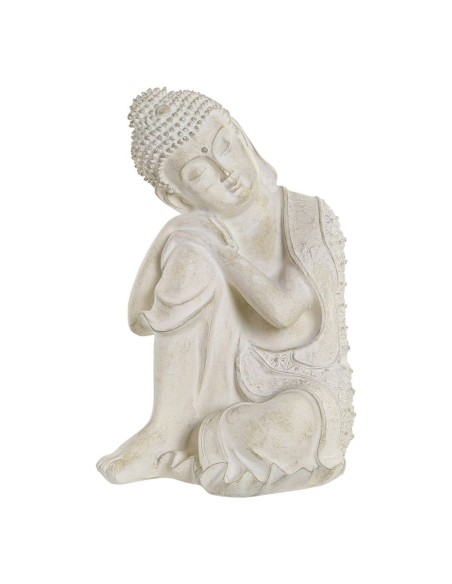 Figurine Décorative DKD Home Decor Gris Buda Résine (17 x 17 x 26 cm)