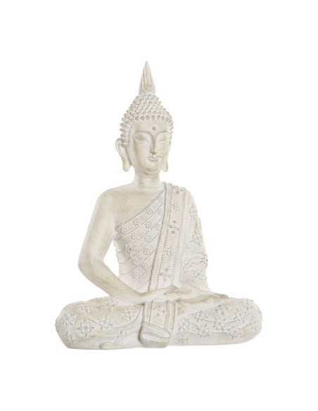 Figurine Décorative DKD Home Decor Buda Blanc Résine (30 x 17 x 41 cm)