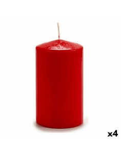 Bougie Acorde CY88150M Rouge 9 x 15 x 9 cm (4 Unités)