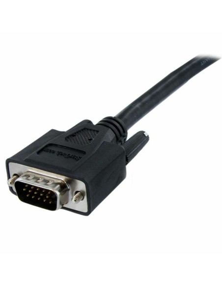Adaptateur VGA vers DVI Startech DVIVGAMM2M           (2 m) Noir