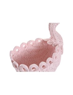 Vide-poches DKD Home Decor Résine Aluminium Romantique 23 x 14,3 x 23 cm (2 Unités) 2