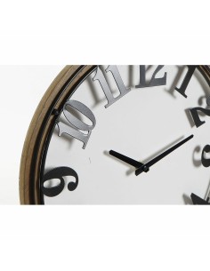 Horloge Murale DKD Home Decor 108 x 6,4 x 63,5 cm Naturel Noir Bicyclette Métal Bois MDF 2