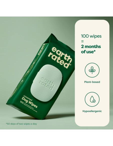 Lingettes Earth Rated 100 Unités