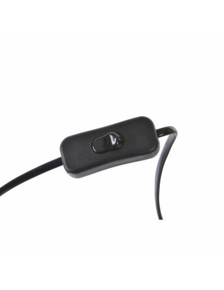 Lampe de bureau DKD Home Decor Noir Métal Marron Bambou (34 x 34 x 56 cm)