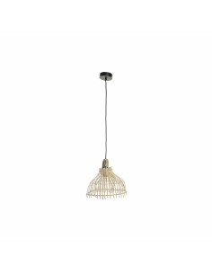 Suspension DKD Home Decor Marron Multicouleur Métal osier 50 W Urbaine 220 V 30 x 30 x 29 cm
