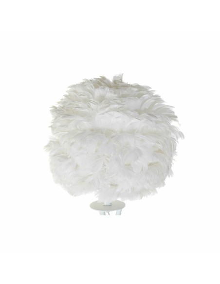 Lampadaire DKD Home Decor Métal Blanc Plume (40 x 40 x 150 cm)