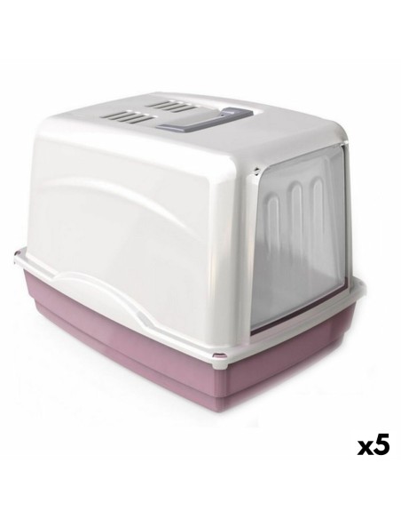 Bac à litière pour chats Georplast 219070 54 x 39 x 39 cm (5 Unités) (54 x 39 cm)
