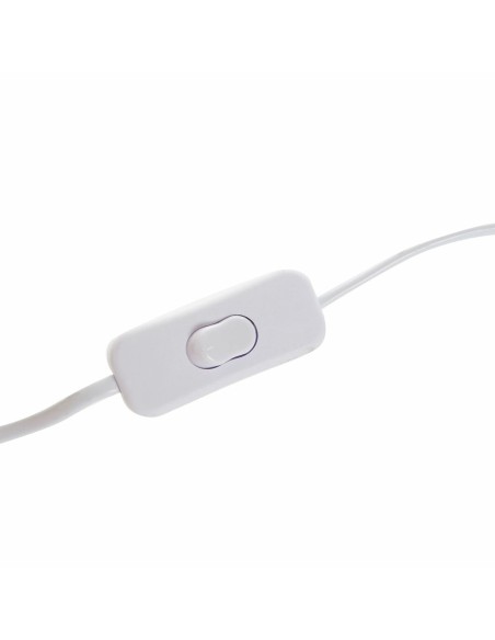 Lampe de bureau DKD Home Decor Blanc Naturel Bambou 40 W 220 V 32 x 32 x 45,5 cm