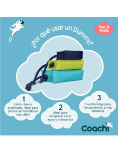 Jouet d'entraînement Coachi TRAINING DUMMY Bleu 2