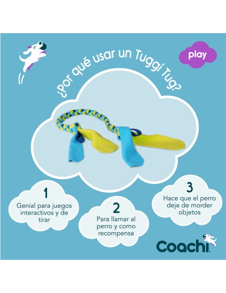 Jouet d'entraînement Coachi TUGGI TUG Bleu
