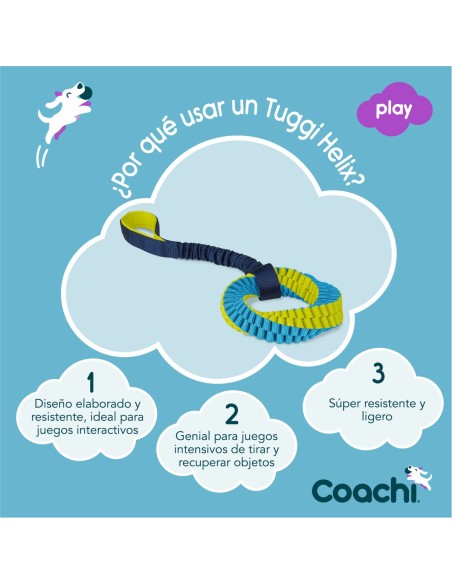 Jouet d'entraînement Coachi TUGGI HELIX Bleu