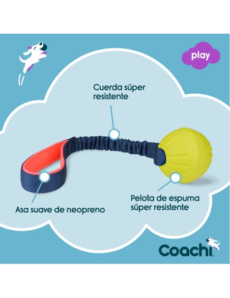 Jouet d'entraînement Coachi TUGGI BALL Bleu