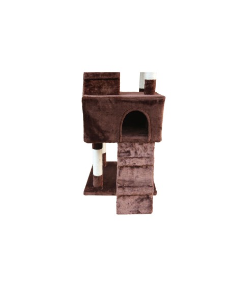 Arbre à chat Gloria 50 x 50 x 170 cm Marron Bois Papier Sisal
