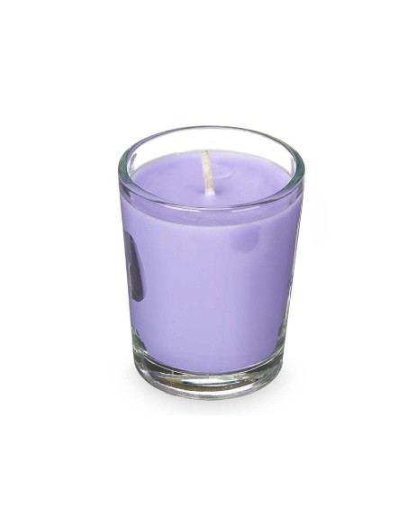 Ensemble de Bougies Parfumées Acorde 48-B-AR Lavande Verre (12 Unités)