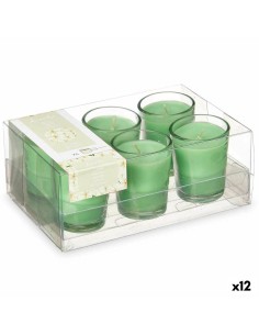 Ensemble de Bougies Parfumées Acorde 48-H-AR Jasmin Verre (12 Unités)