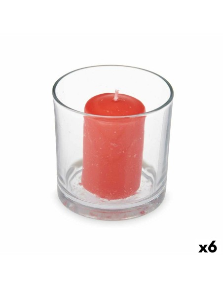 Bougie Parfumée Acorde 2-A-AR Fruits rouges Verre (6 Unités)