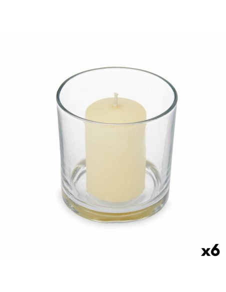 Bougie Parfumée Acorde 2-C-AR Vanille Verre (6 Unités)